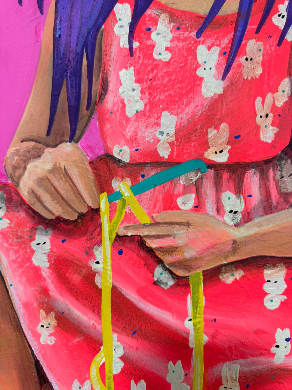 obra de Analia di Lullo llamada Hilo Amarillo- Año 2026