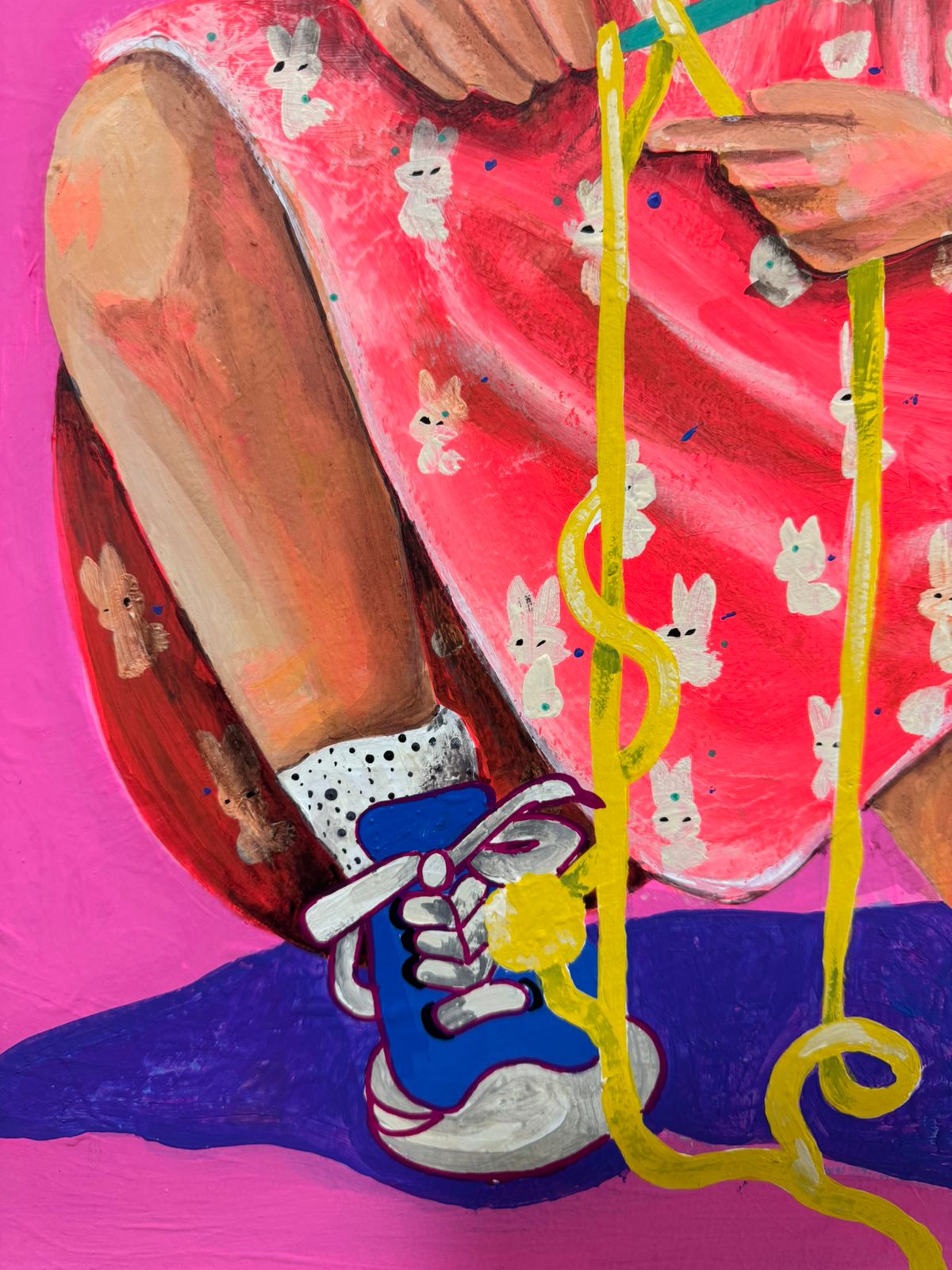 obra de Analia di Lullo llamada Hilo Amarillo- Año 2026