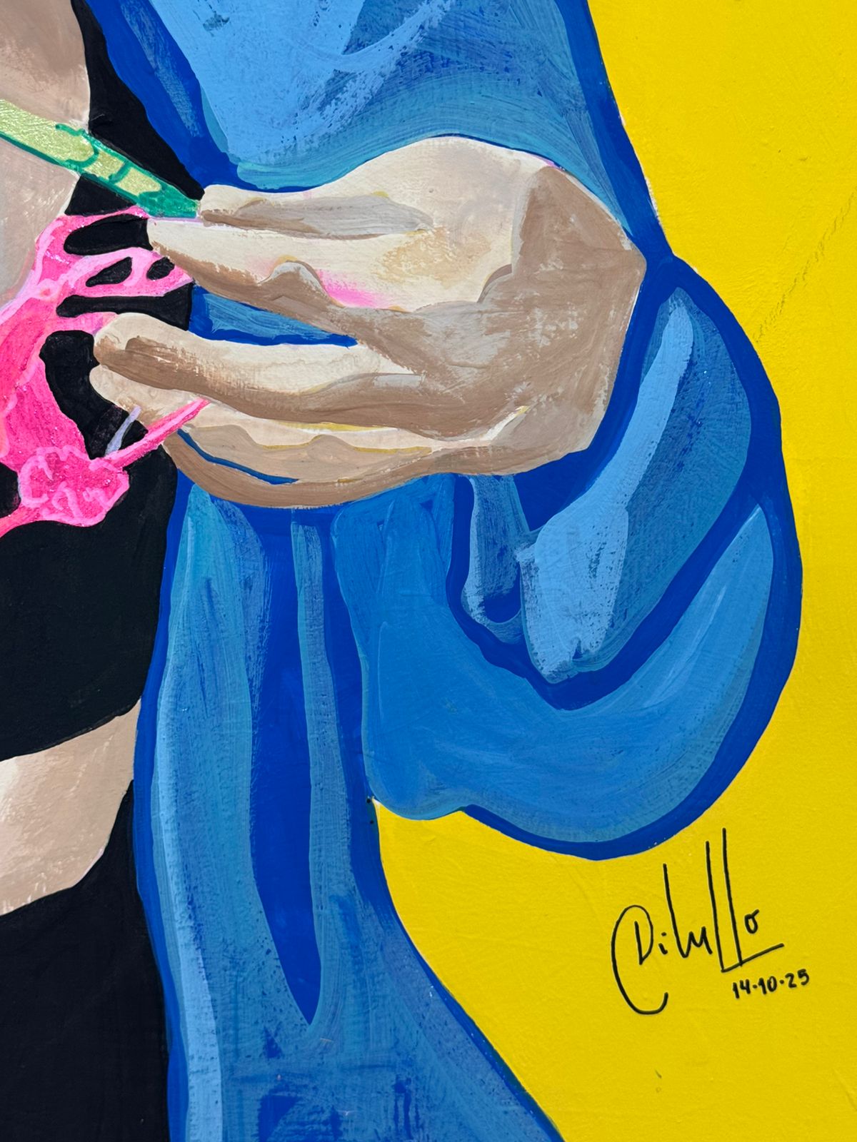 Obra de Analia Di Lullo llamada Hilo rosa - Año 2026